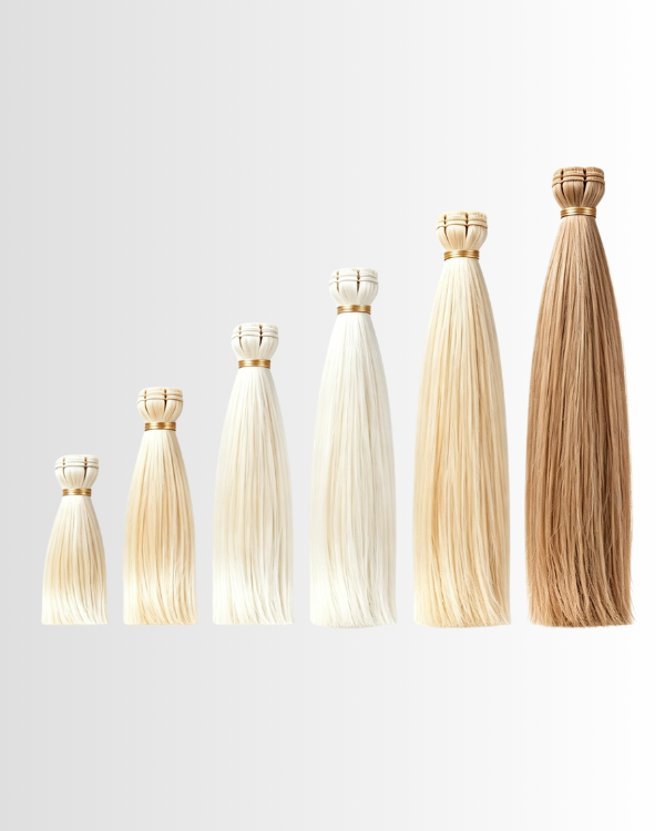Custom hair extension lengths